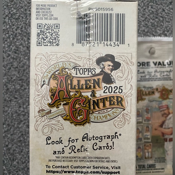 Topps - 2025 Allen & Ginter Baseball Blaster Box + 1 Single Pack Bundle - Picture 5 of 12